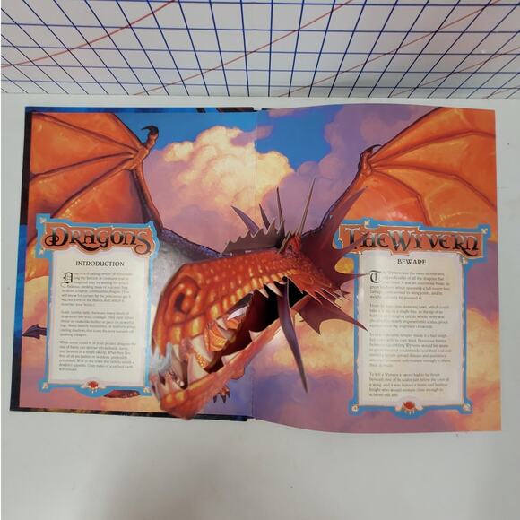 Fantasy Pop Up Dragons Book 1994 by Greg Hildebrandt Vintage Collectible 2-3 - Picture 6 of 9
